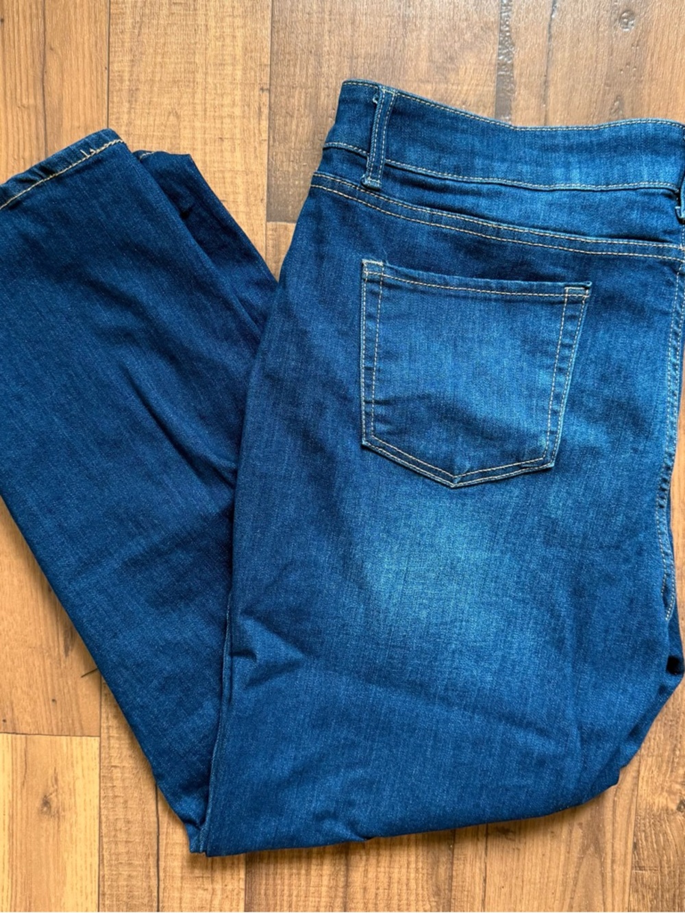 Time and Tru Dark Blue Straight Jeans